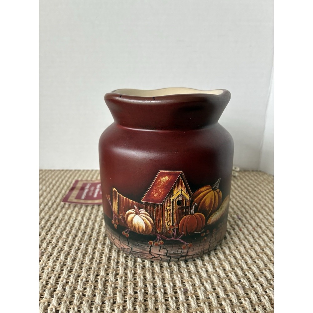 Crazy Mountain Electric Wax Tart Warmer Country Pumpkin Autumn Design Works New
